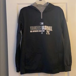 Yankees Baseball 3/4 Zip Hoodie, XL